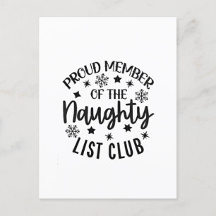 Stolzes Mitglied des Naughty List Club Weihnachten