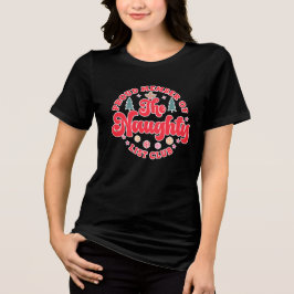 Stolzes Mitglied des Naughty List Club Weihnachten Tri-Blend Shirt