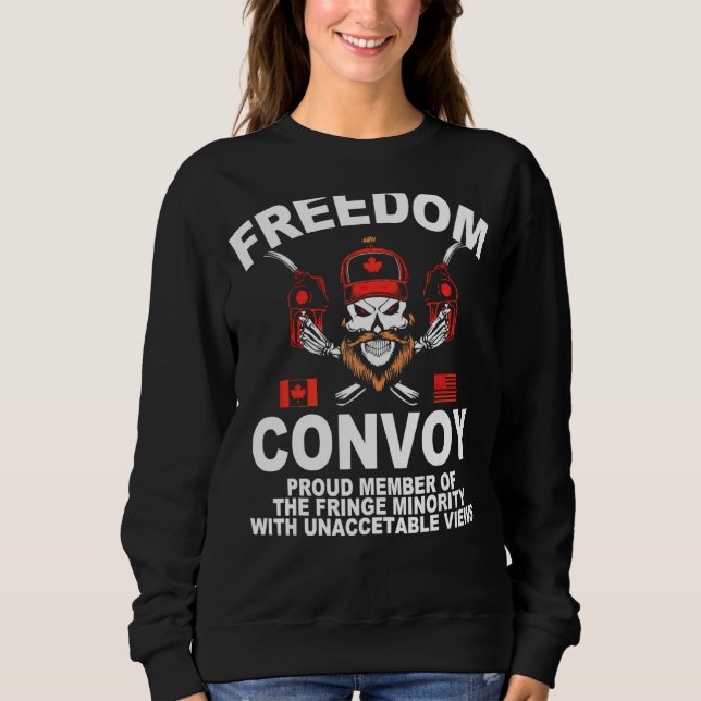 Stolzes Mitglied einer kleinen Minderheit in Randg Sweatshirt (Vorderseite)
