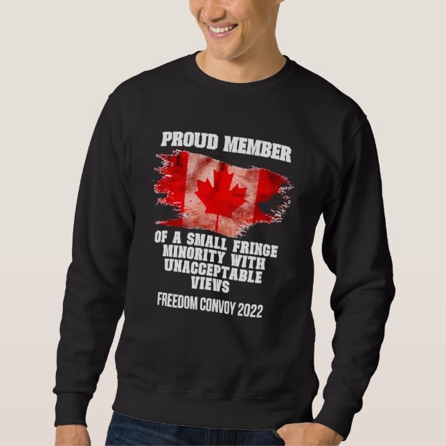 Stolzes Mitglied einer kleinen Minderheit in Randg Sweatshirt (Vorderseite)