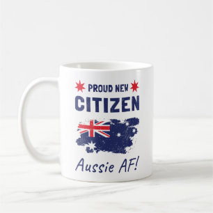 Stolzes neues australisches Staatsbürgertum, Bür Kaffeetasse