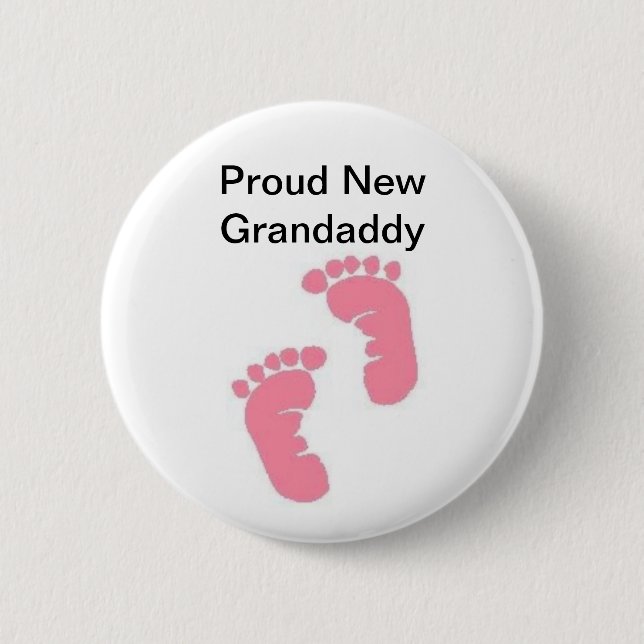 Stolzes neues Grandaddy Button (Vorderseite)