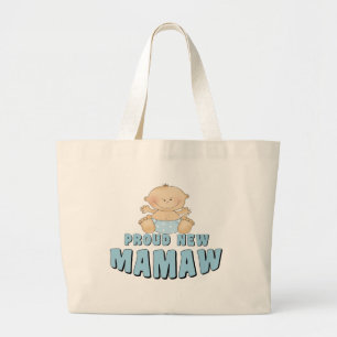 Stolzes neues Mamaw-T-Shirt Jumbo Stoffbeutel
