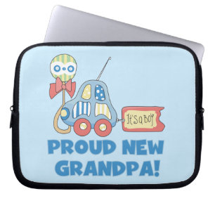 Stolzes neues Opa Car Es ist ein Boy Geschenk Laptopschutzhülle