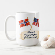 Stolzes norwegisches Minnesotaner-Erbe-Kaffeetasse