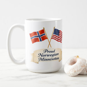 Stolzes norwegisches Minnesotaner-Erbe-Kaffeetasse Kaffeetasse