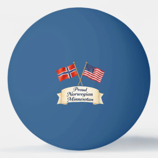 Stolzes norwegisches Minnesotaner-Erbe Ping-Pong-B Tischtennisball