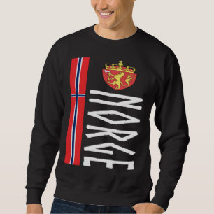 Stolzes norwegisches Souvenirflagge Norwegens in B Sweatshirt