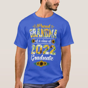 Stolzes Oma einer Klasse von 2022-Graduate-Sunflow T-Shirt