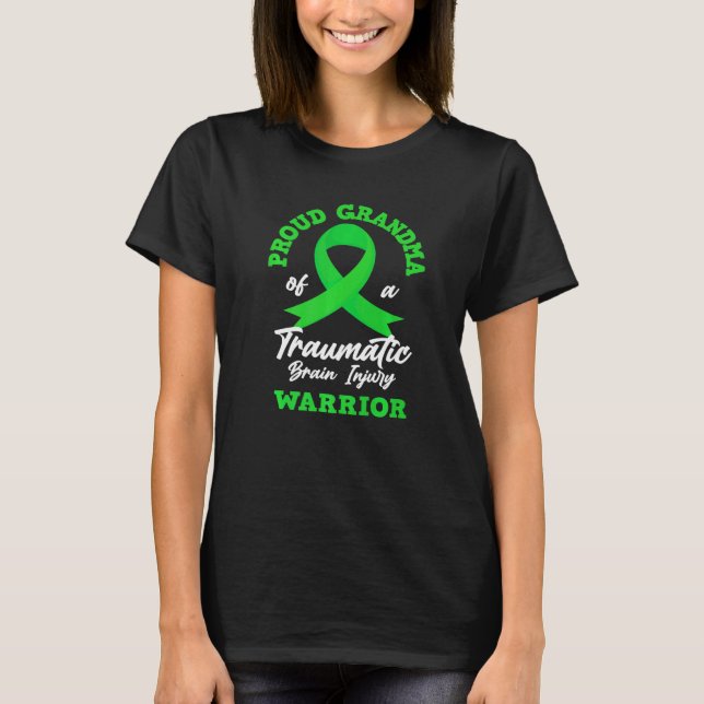 Stolzes Oma einer traumatischen Hirnverletzung ein T-Shirt (Vorderseite)
