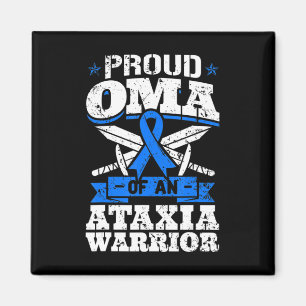 Stolzes Oma eines Ataxie Krieger Dystaxia Bewussts Magnet