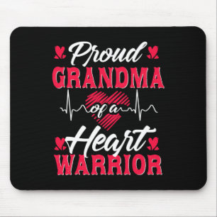 Stolzes Oma eines Herzkriegers, Kd-Bewusstsein Mousepad