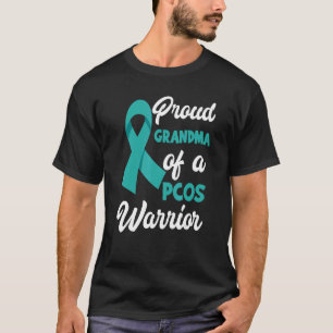 Stolzes Oma eines PCOS-Krieger-PCOS-Bewusstsein T-Shirt