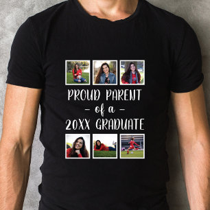 Stolzes Parent eines Graduate SIX Foto Abschluss T-Shirt