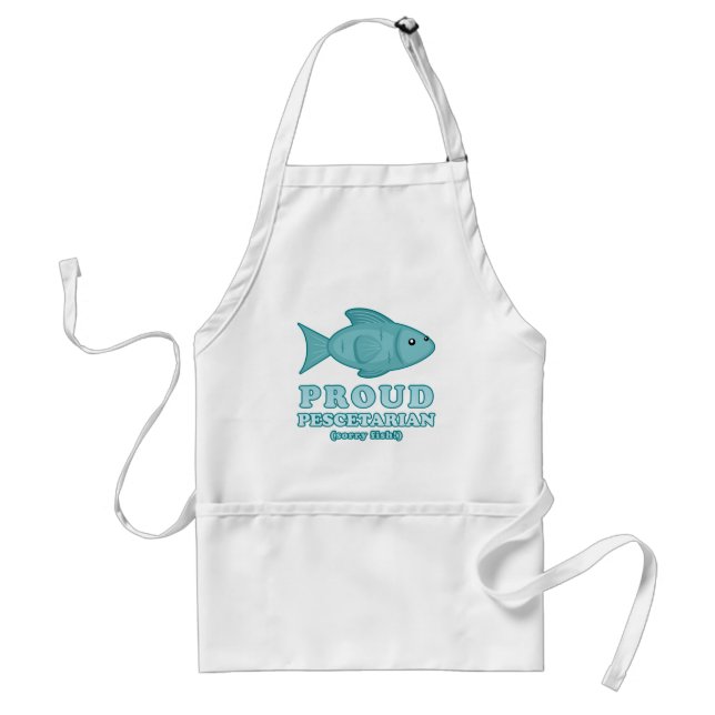 Stolzes Pescetarian Schürze (Vorne)