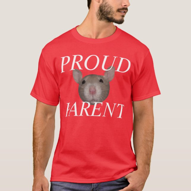 stolzes Rattenelternteil T-Shirt (Vorderseite)