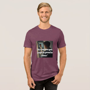 Stolzes Reflektions-Selbstverbesserungs-T-Shirt Tri-Blend Shirt