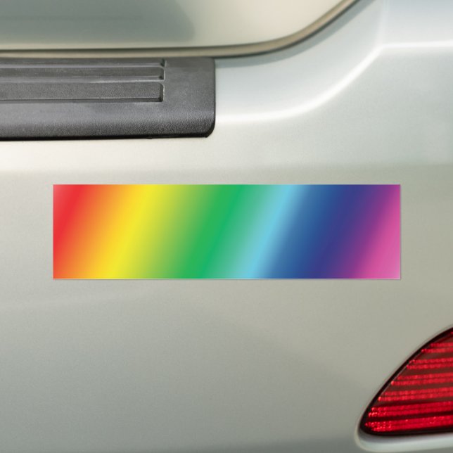 Stolzes Regenbogenfarbengleichgewicht Auto Autoaufkleber (Auf Auto)
