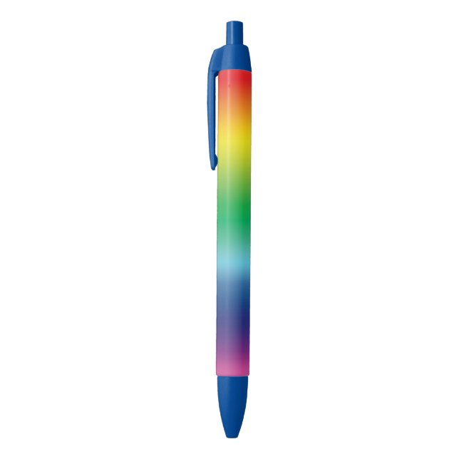 Stolzes Regenbogenfarbenmuster lgbtq Gay Flag Must Kugelschreiber (Oberseite (Vertikal))