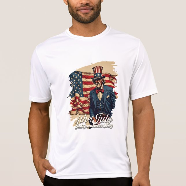 Stolzes Soul des 4. Juli T-Shirt (Vorderseite)