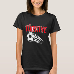 Stolzes Türkei-Fußballfans-Trikot - Türkiye Footll T-Shirt