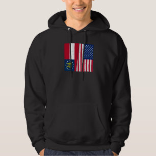 Stolzes Usa-Heimatland Patriotische Heimatstaatsfl Hoodie