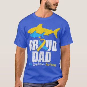 Stolzes Vater-Down-Syndrom Sensibilisierungsmaßnah T-Shirt