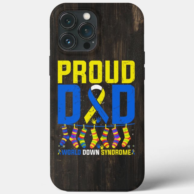 Stolzes Vater World Down Syndrome Awareness Day Ri Case-Mate iPhone Hülle (Rückseite)