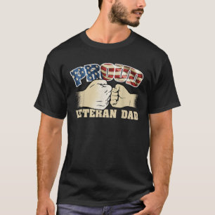 Stolzes Veteran Vater Veteranen Tag US-Militär T-Shirt