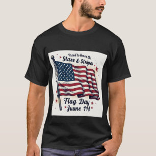 Stolzes Wellenreiten - T-Shirt zum Flaggentag