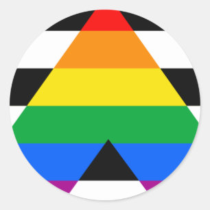 Stolzflagge der Verbündeten Runder Aufkleber