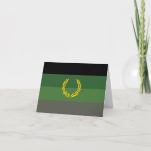 Stolzflagge für militärische Uniformen Karte