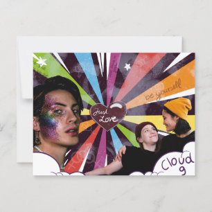 Stolzkollage Postkarte