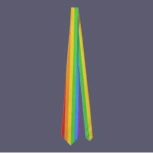 Stolzstreifen: Vertikale Regenbogenflagge Krawatte