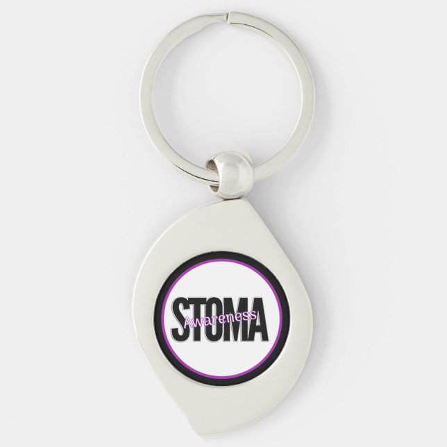 Stoma Awareness Schlüsselanhänger (Vorderseite)