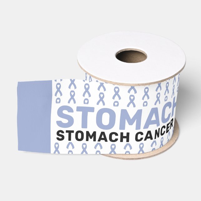 Stomach Cancer Awareness Pattern Ribbon Ripsband (Spule)