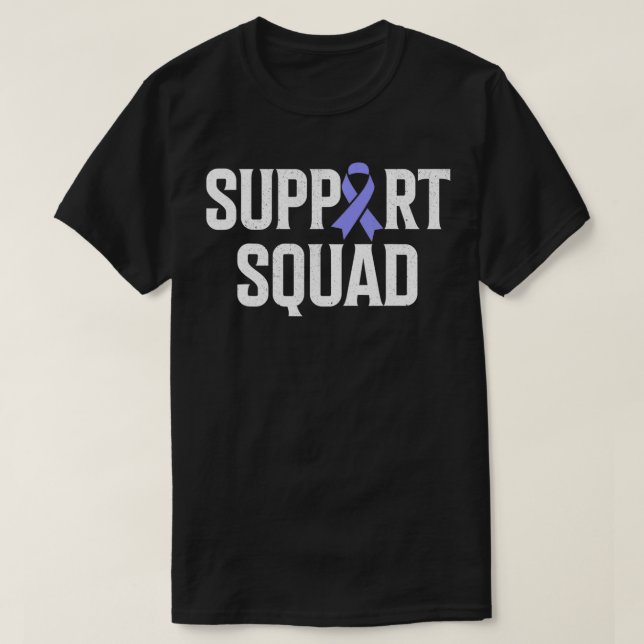 Stomach Cancer Support Squad Stomach Cancer Awaren T-Shirt (Design vorne)