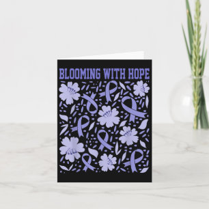 Stomach Krebs Boho Blume blühen mit Hoffnung Periw Karte