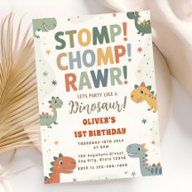 Stomp Chomp Dino-Spaß zum 1. Geburtstag