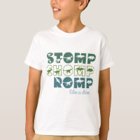 Stomp chomp romp wie ein Dino-Kind
