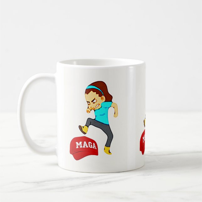 Stomping MAGA Classic Mug, 11 oz Kaffeetasse (Links)