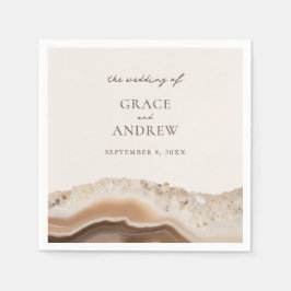 Stone Agate Marble Wedding Serviette