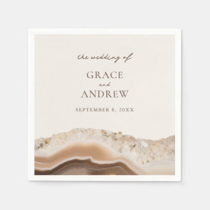 Stone Agate Marble Wedding Serviette