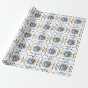 Stone and Water Yin Yang Geschenkpapier