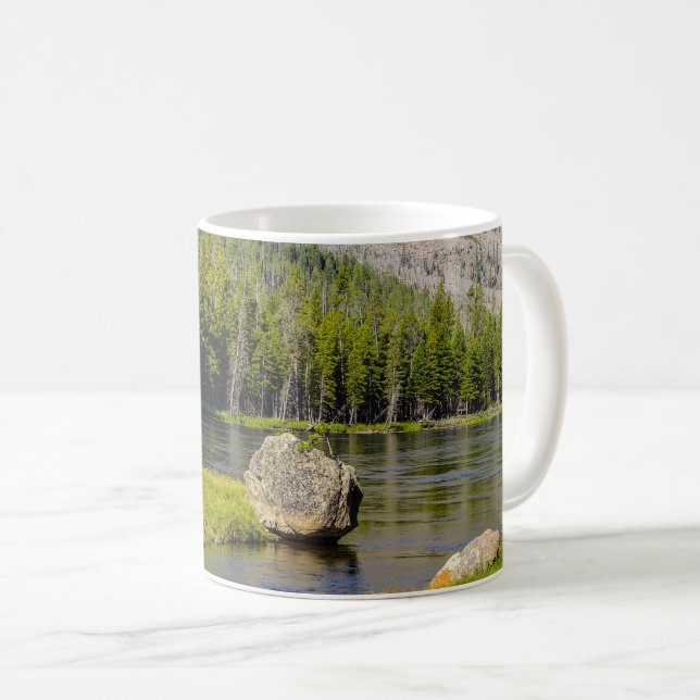 Stone at Madison River Coffee Tasse (VorderseiteRechts)