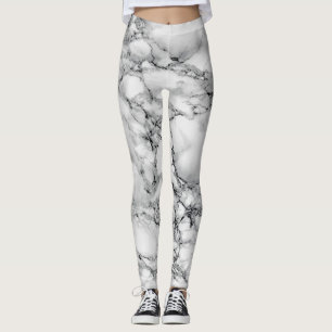 Stone aus weißem Marmor Moderne Leggings