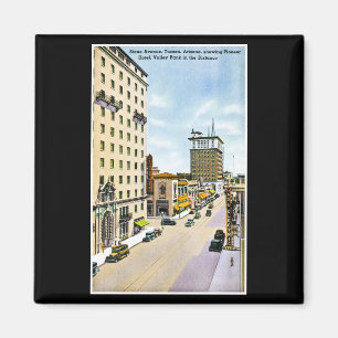 Stone Avenue, Tucson, Arizona Retro-Reise Magnet