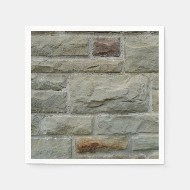 Stone Block Wall Serviette (Vorderseite)