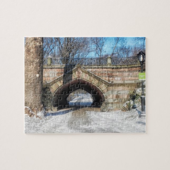 Stone Bridge - Central Park im Winter (Horizontal)