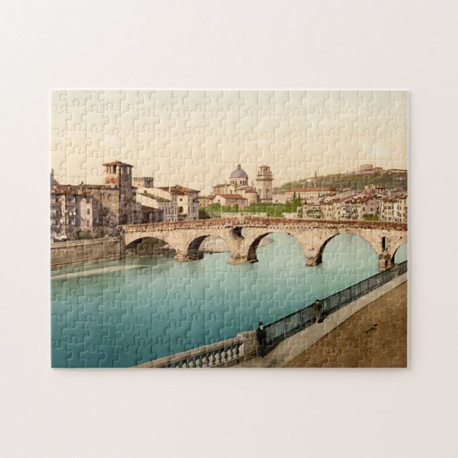 Stone Bridge San Giorgia Verona Italy (Horizontal)